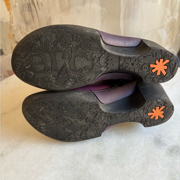 ART wedge heeled booties Purple 40 - Picture 8 of 8